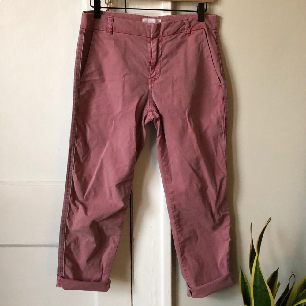 SUNDRY chino pants, mauve, size 27